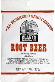 Claeys Root Beer Hard Candies 6oz 12ct